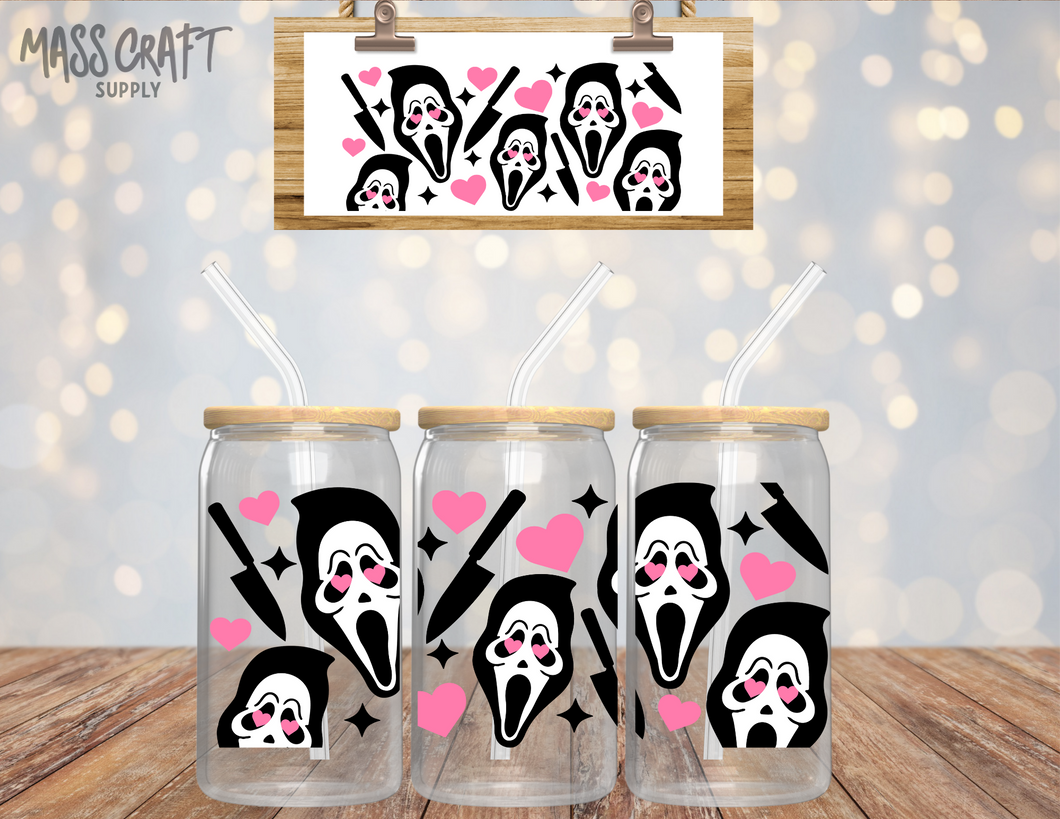 Love GhostFace UV DTF
