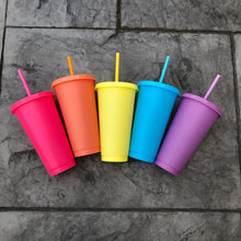Load image into Gallery viewer, 24oz Bright Glitter Cold Cups
