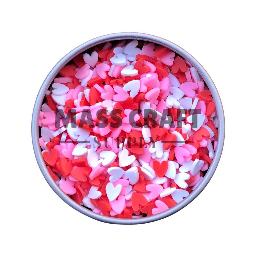 V-Day Hearts Polymer Clay